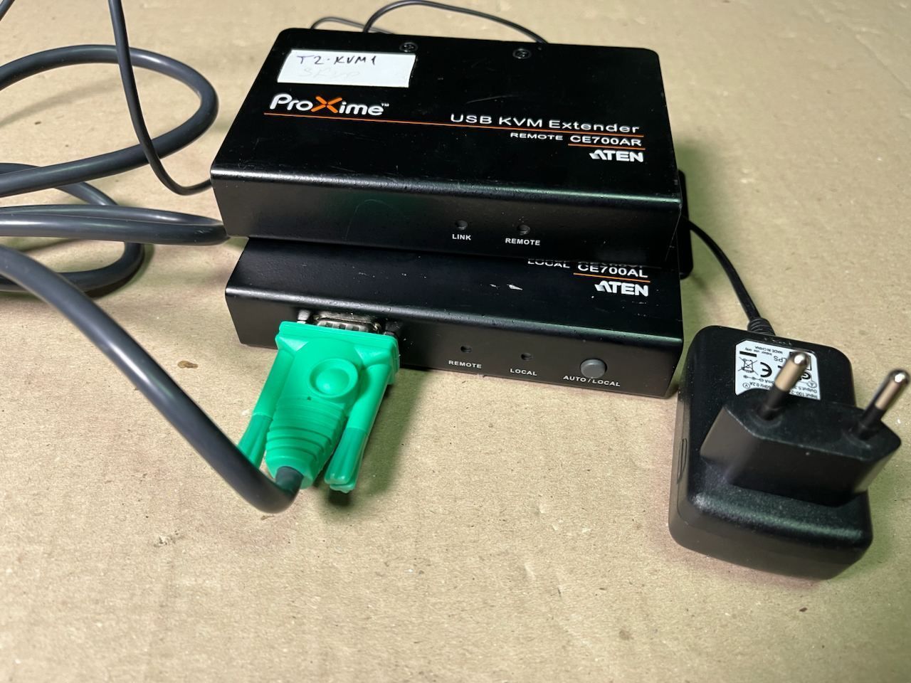 Подовжувач KVM ATEN CE-700А (CE700AL+CE700AR) (вживаний)