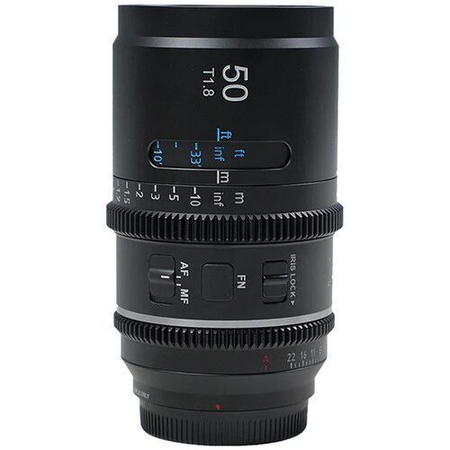 Объектив Sirui Astra T1.8 1.33x 50mm Full Frame Anamorphic для Nikon Z mount (Blue Flares)