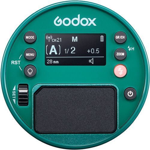 Вспышка студийная автономная Godox AD100Pro (зеленая)