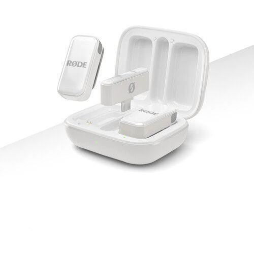 Беспроводная микрофонная система RODE Wireless Micro 2.4 GHz, White (на 2 персоны) (USB-C)(WIMICROCW)