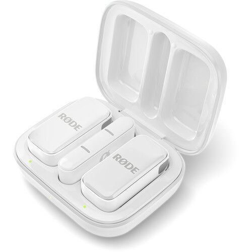 Беспроводная микрофонная система RODE Wireless Micro 2.4 GHz, White (на 2 персоны) (USB-C)(WIMICROCW)