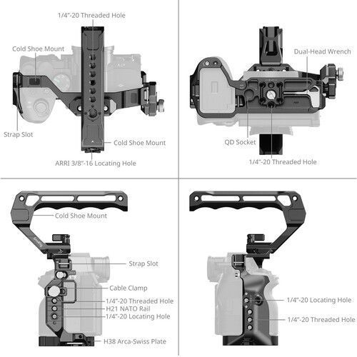 Клетка SmallRig Advanced Cage Kit для Sony Alpha 7 V 7R V 7 IV (6026)