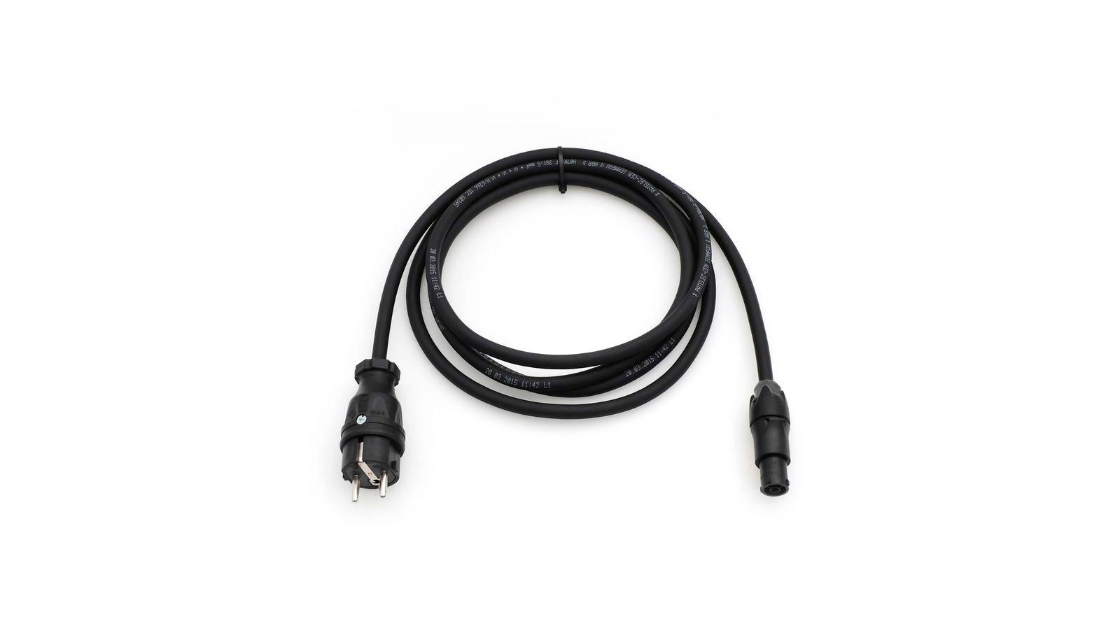 Сетевой кабель Mains cable, 3 м, powerCON TRUE1 TOP Schuko, with line switch