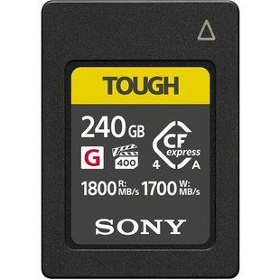 Карта памяти Sony CFexpress Type A 240GB R1800/W1700 Tough (CEAG240T.CE7)