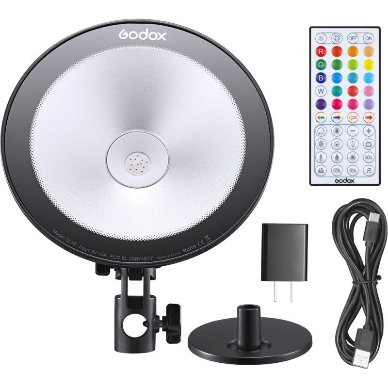 Кільцеве LED світло Godox CL10 LED RGB Webcasting Ambient Light