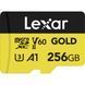 Карта пам'яті Lexar 256 ГБ Professional GOLD UHS-II microSDXC