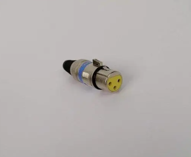 Разъем кабельный male blue 3-х пеновый XLR (мама)
