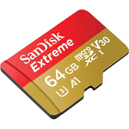 Карта пам'яті SanDisk 64GB Extreme UHS-I microSDXC з SD Adapter