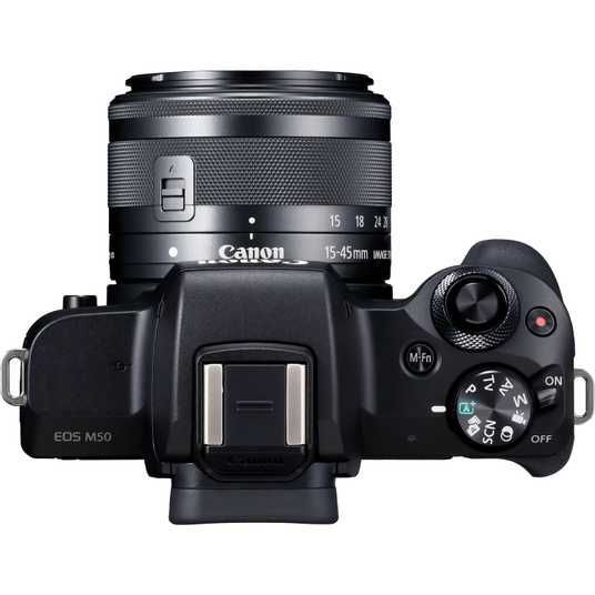 Камера CANON EOS M50 (Body) + 15-45mm IS STM Black (2680C060