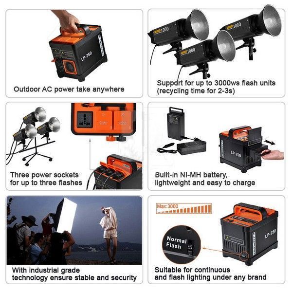 Автономне джерело живлення Godox LP-750 Portable Power Inverter