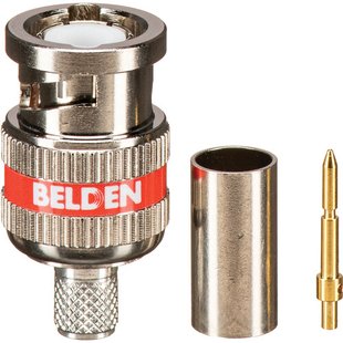 Конектор Belden 1505ABHD3 6G-SDI 3-Piece BNC HD Crimp Connector для 1505A/RG59 Cable