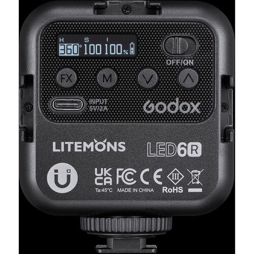 Свет Godox Litemons RGB Pocket-Size LED Video Light (RGB & 3200 to 6500K)