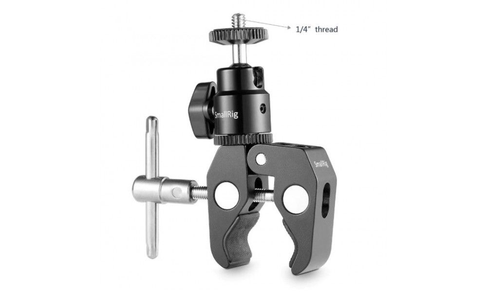 Аксесуар SmallRig Clamp Mount V1 w/ Ball Head Mount and CoolClamp 1124