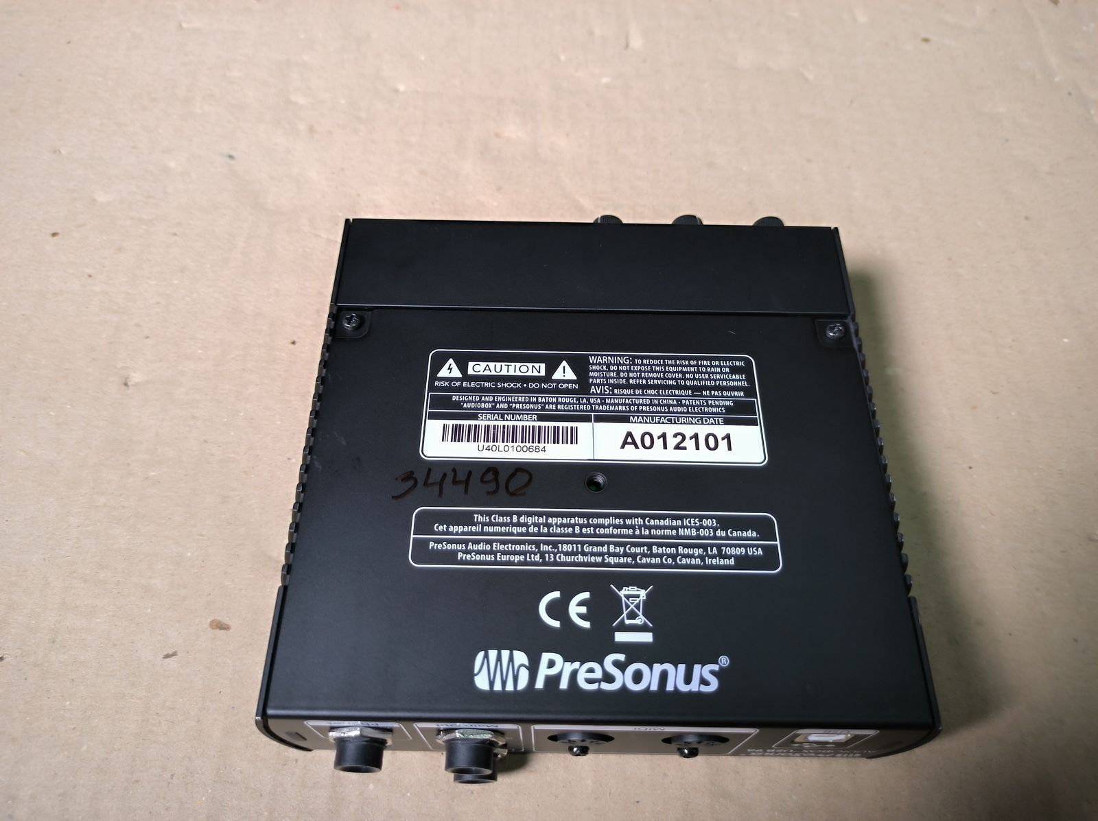 Звукова карта PreSonus AudioBox USB 96 Anniversary Edition (вживаний)