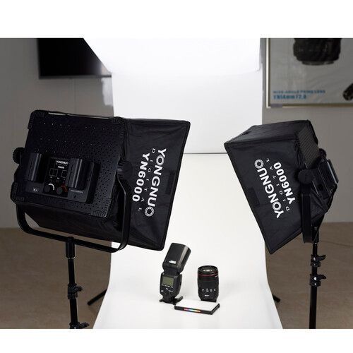 LED панель + передавач Yongnuo YN6000 KIT Bi-Color with Softbox 3200-5600K