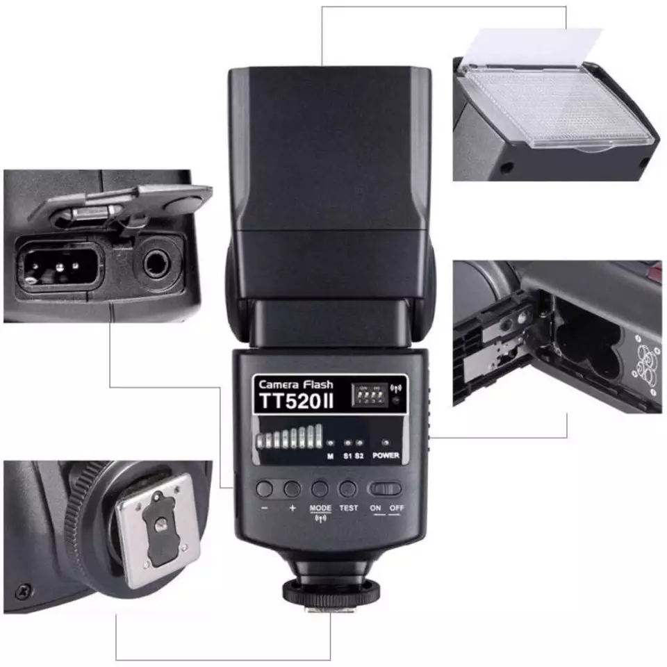 Накамерная вспышка Godox TT520II (ручная)