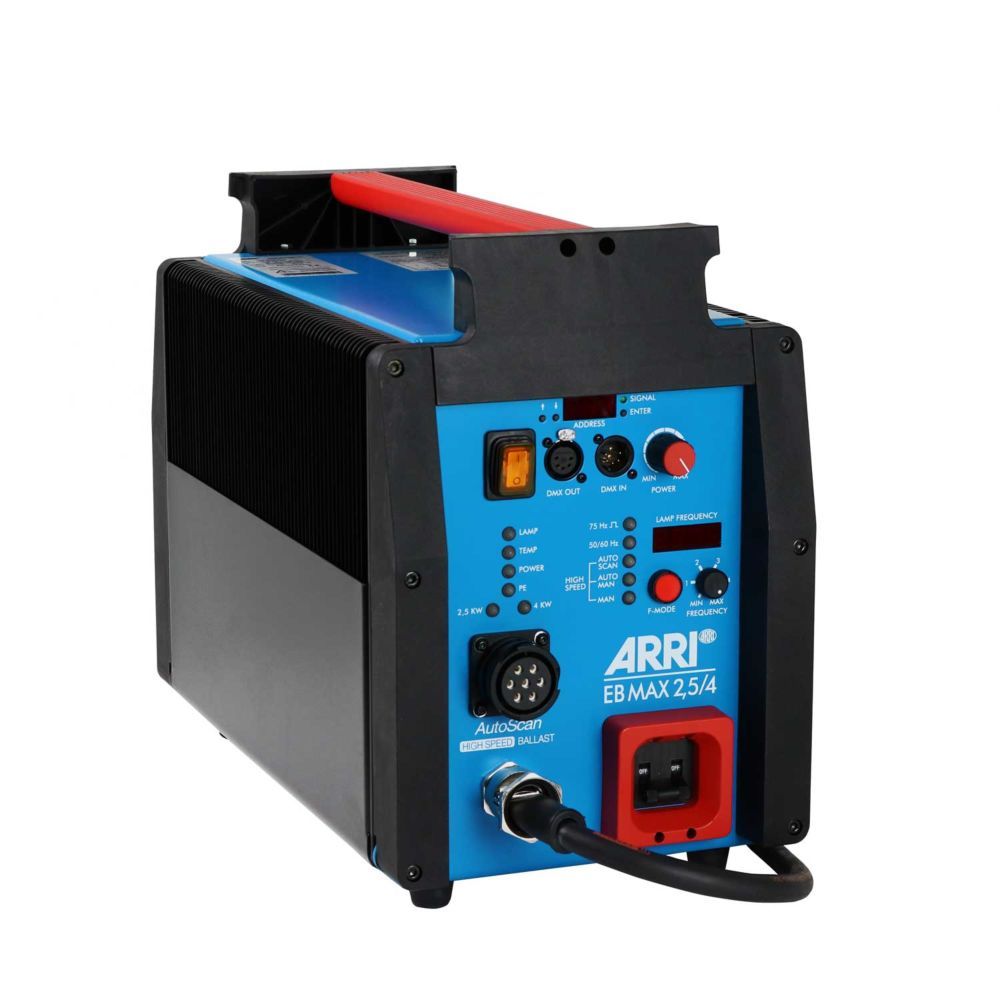 ARRI EB MAX 2.5/4, 2500/4000 W High Speed Electronic Ballast with AFL, CCL, DMX, and AutoScan