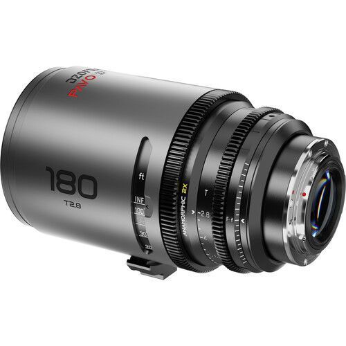 DZOFILM PAVO 180mm T2.8 2x анаморфний об'єктив (нейтральні блики, PL/EF кріплення, фути)