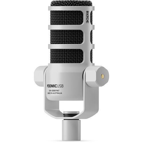 Студійний мікрофон RODE PodMic USB і XLR (білий) (PODMIC USB W)