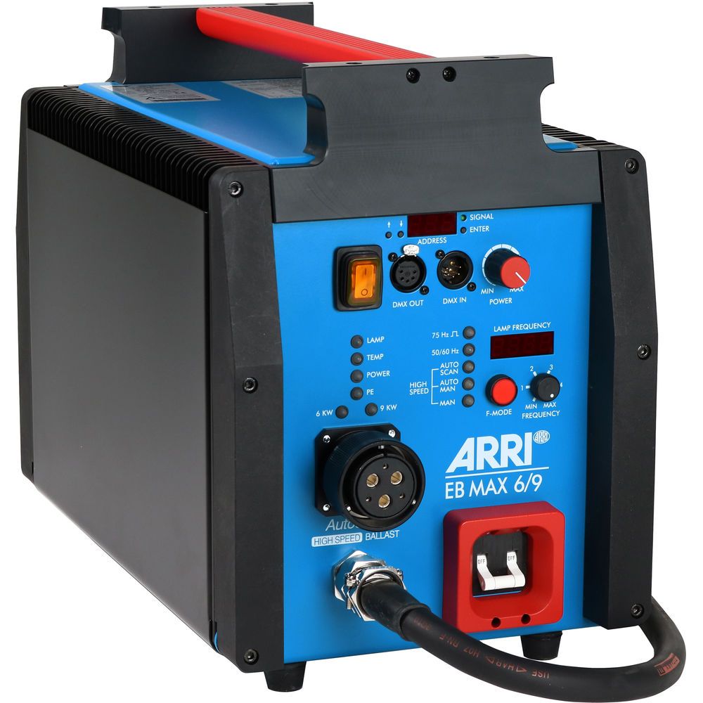 ARRI EB MAX 6/9, 6000/9000 W, 50/60/75/300/1000 Hz, Inernational (VEAM), 230 V~ Bare Ends