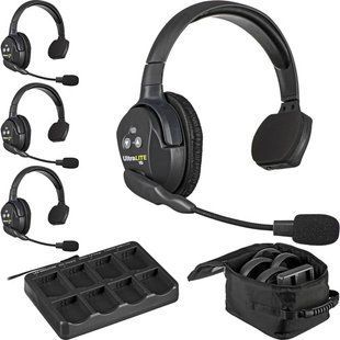 Eartec UltraLITE 4S бездротова інтерком-система з гарнітурою Single-Ear (на 4 персони)(Full-Duplex, 1.9 GHz)(EU)