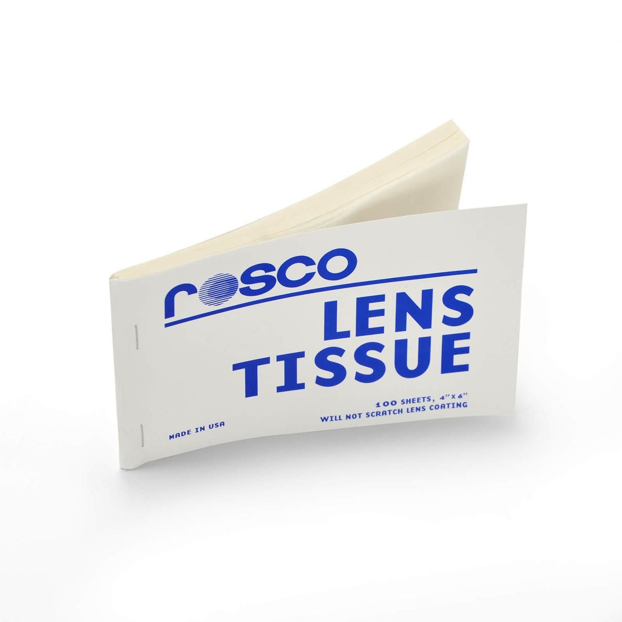 Серветки для чистки лінз ROSCO Lens Tissue Book of 100 Sheets (100 шт.)