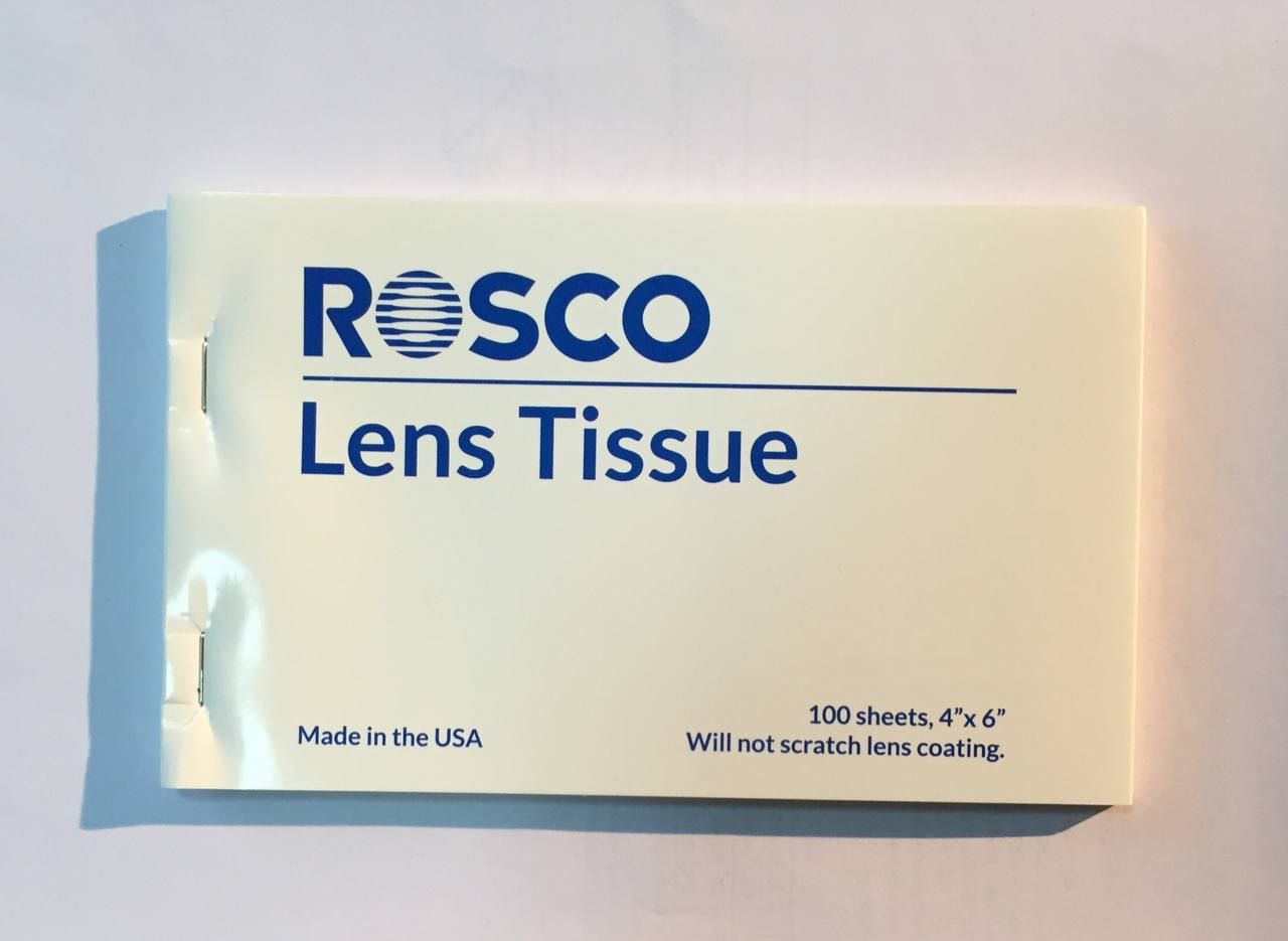 Салфетки для чистки линз ROSCO Lens Tissue Book of 100 Sheets (100 шт.)