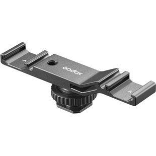 Адаптер cold shoe Godox VSM-H03 для кріплення двох пристроїв