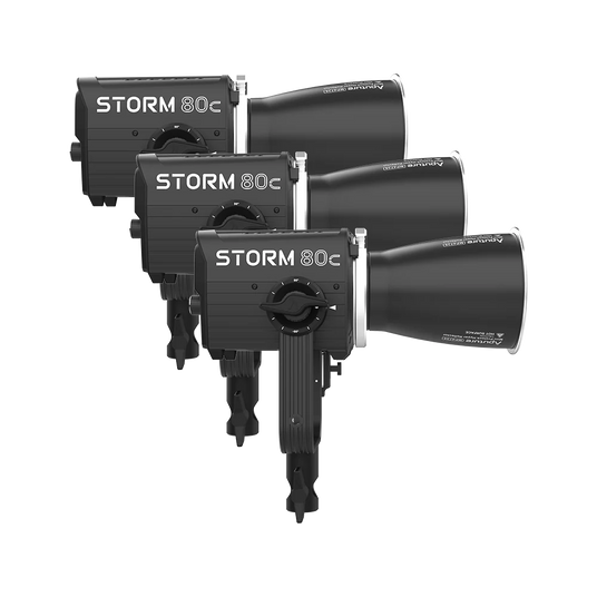 Набор LED света Aputure STORM 80c (3 шт) (RGBWW) купить в Киеве