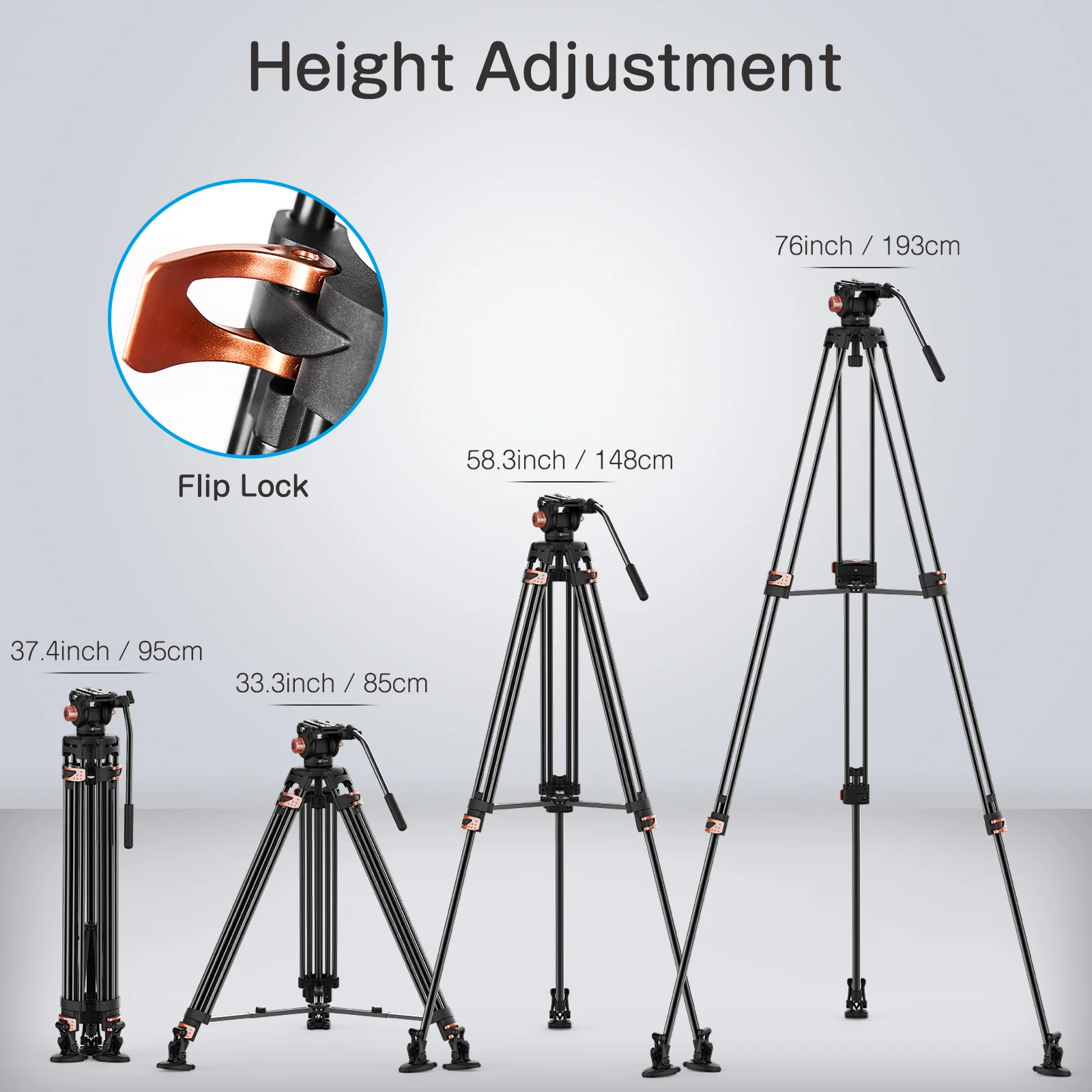 Штатив Bestview // Desview Professional Tripod для телесуфлера DT20/DT22/DT24 (BG160)