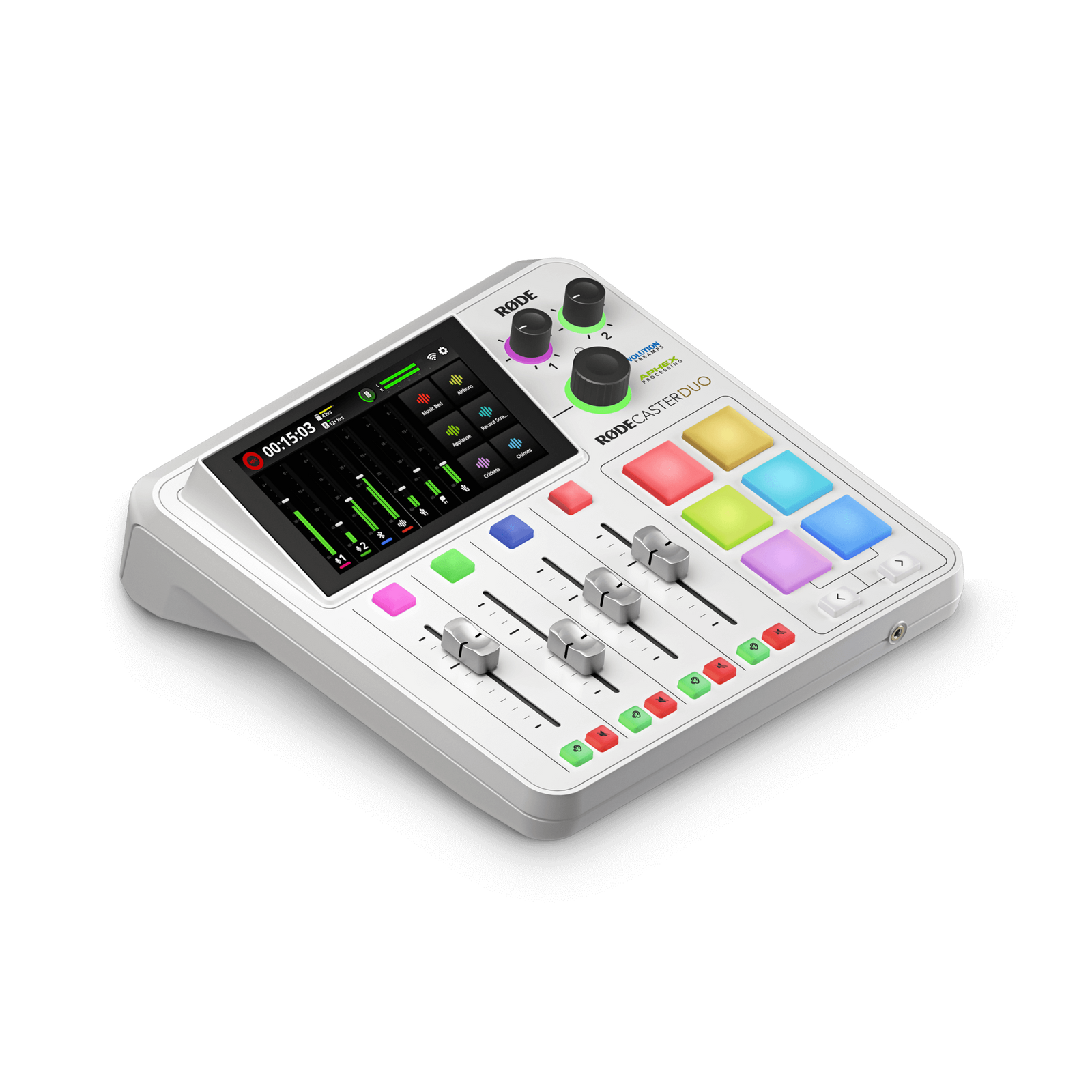 Консоль Rode RODECaster Duo Integrated Audio Production Studio (White) (RCDUO-W)