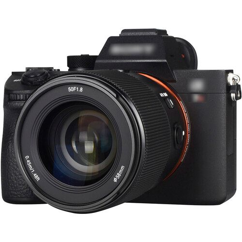 Объектив YONGNUO YN50MM F1.8S DF DSM Standard Prime AF/MF lens для Sony E-Mount (Full Frame)