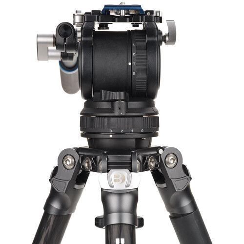 Штатив Benro Mammoth Series 3 CF 4-Section Flip-Lock с видеоголовой BV6H PLUS