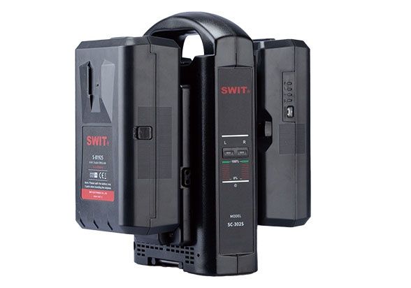 Зарядний пристрій SWIT SC-302S 2-ch V-mount Battery Charger