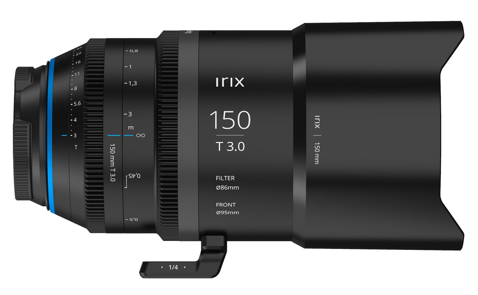 Обʼєктив IRIX 150mm T3.0 Macro 1:1 Cine Lens (ARRI PL, Meters, Black)