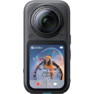 Панорамна екшн-камера Insta360 X6 360 8K (Essentials Bundle Midnight Black)