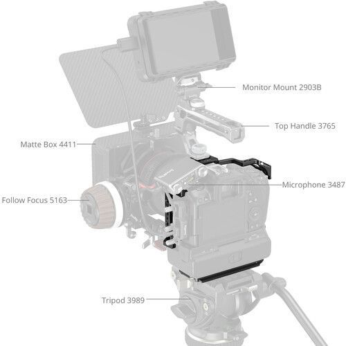 Клітка SmallRig 5092 для Canon EOS R5 Mark II with Cooling Fan CF-R20EP (5092)