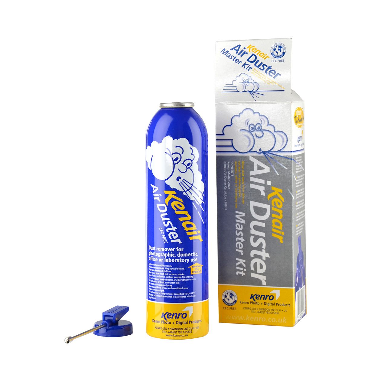 Очисний комплект Kenro Kenair Clean Air Duster KENR01 Master Kit 360 мл (Стиснене повітря)