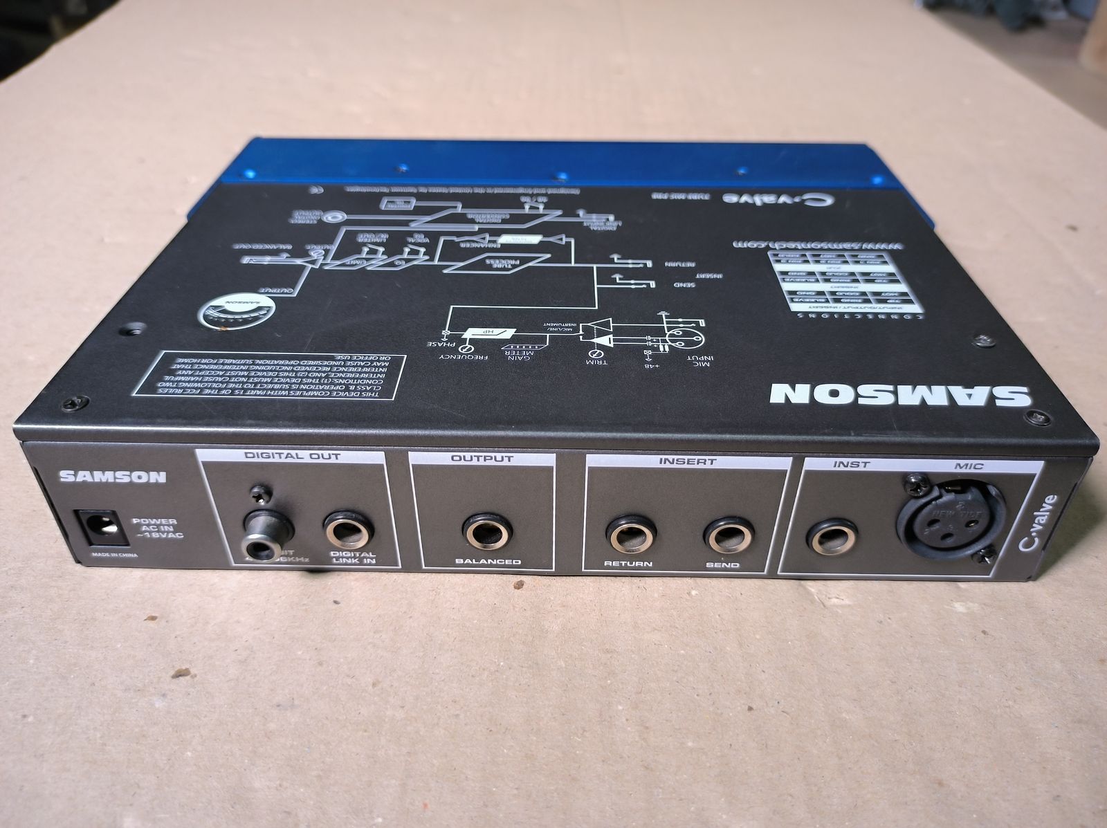 Микрофонный предусилитель Samson C-Valve 115V (б/у)