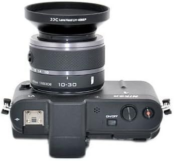 Бленда 40.5mm для об&rsquo;єктивів Nikon 1 10mm f/2.8 / Olympus 14&ndash;42 (Gen1) / Samsung NX 20&ndash;50 / Sony E 16&ndash;50 PZ (без віньєтки) - JJC LH-405EP