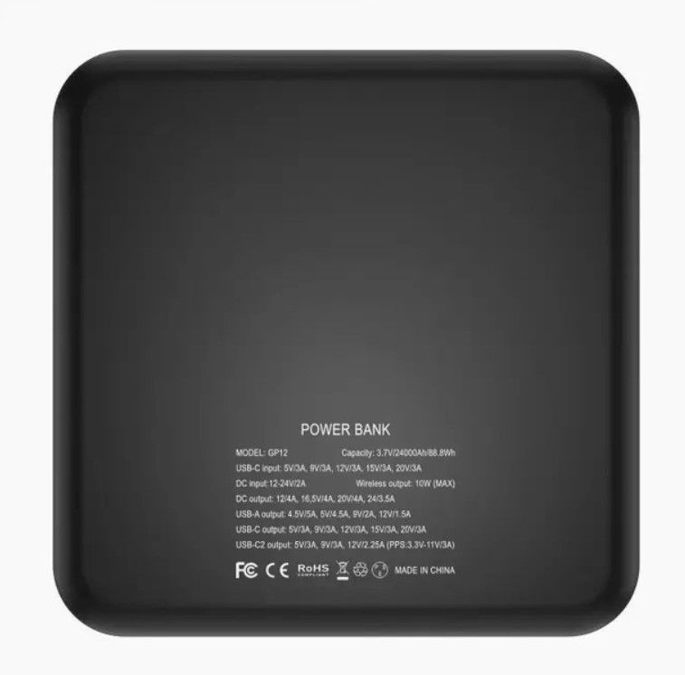 Павербанк для ноутбуку Newell Power Bank GP12 24000mAh PD 60W (NL2680)