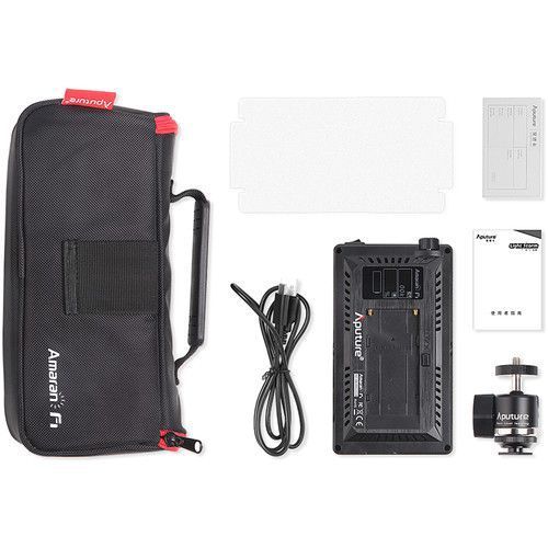 LED панель Aputure Amaran AL-F7 On-Camera Variable Color LED Light (3200 to 9500K)