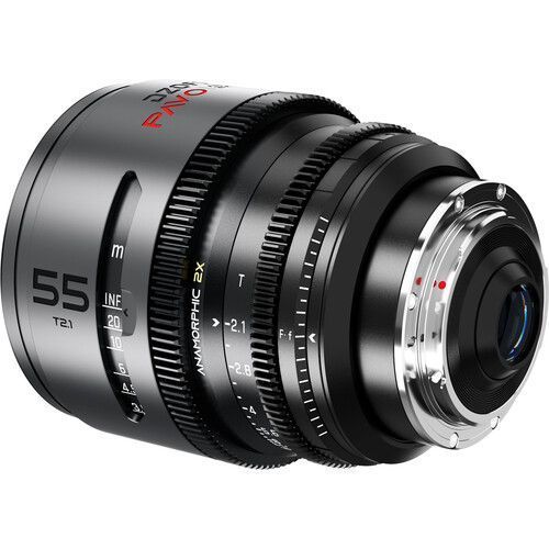 DZOFILM PAVO 2x Anamorphic 32/55 T2.1 & 100mm T2.4 набір з 3 об'єктивів (нейтральне покриття, PL/EF байонет, фути)