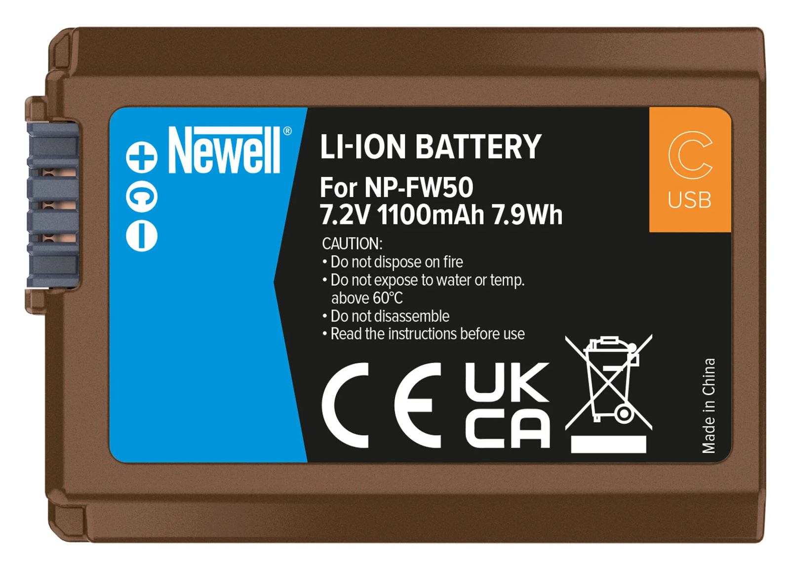 Аккумулятор Newell NP-FW50 USB-C для Sony (NL3461)