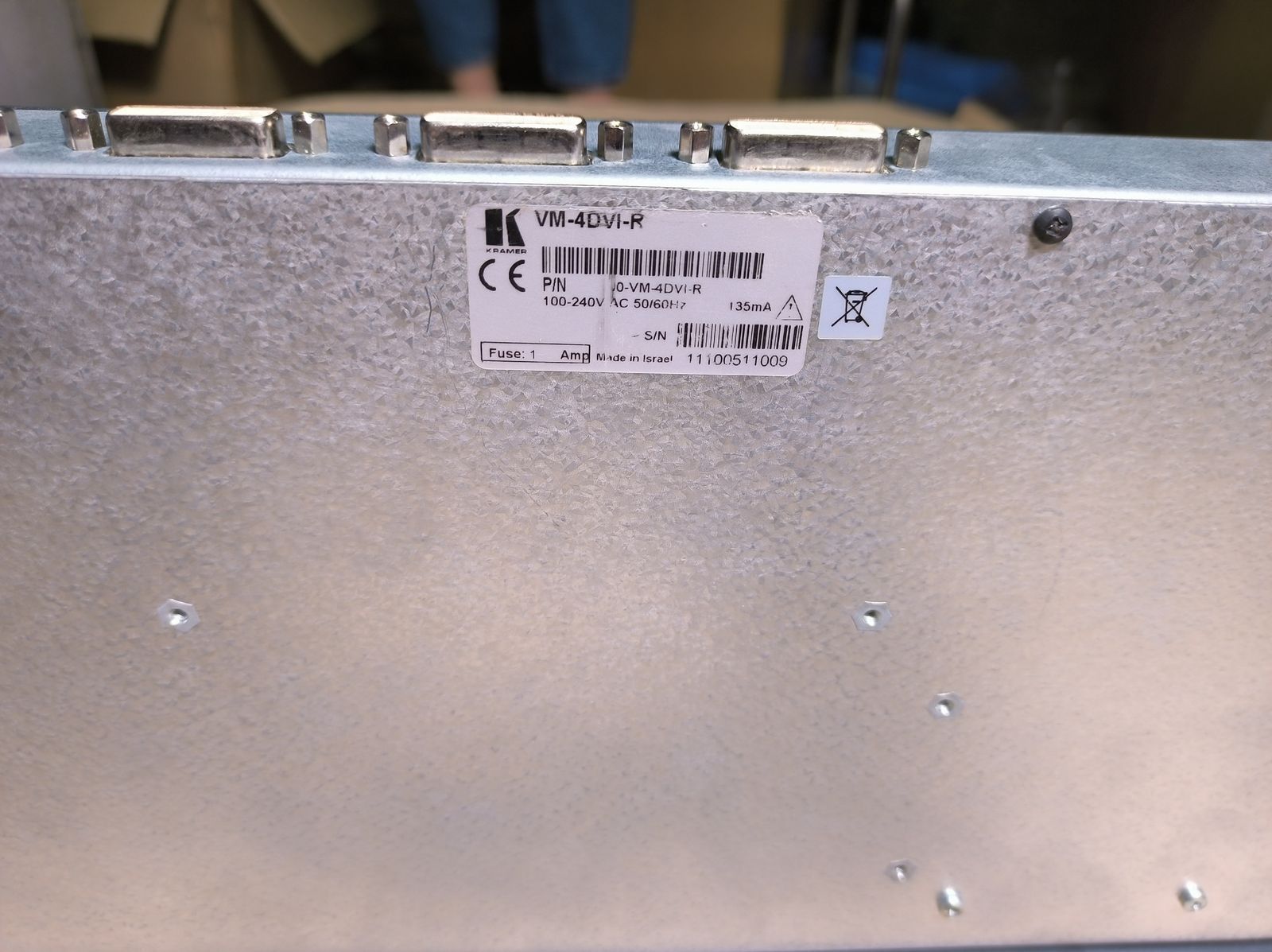 Підсилювач-розподілювач Kramer VM-4DVI-R (вживаний)