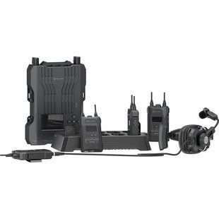 Hollyland Solidcom M1 Pro бездротова інтерком-система з гарнітурою Single-Ear (на 4 персони) (Full-Duplex, 1.9 GHz)