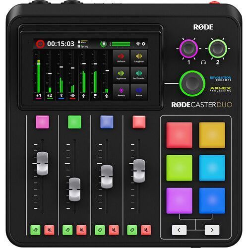 Консоль Rode RODECaster Duo Integrated Audio Production Studio, Black (RCDUO)
