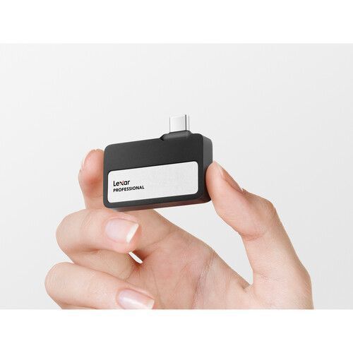 SSD накопичувач Lexar 1TB Professional Go USB 3.2 Gen 2 Portable SSD (Black)