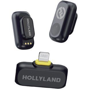 Беспроводная микрофонная система Hollyland Lark A1 Mini Duo (на 2 персоны) (Lightning)
