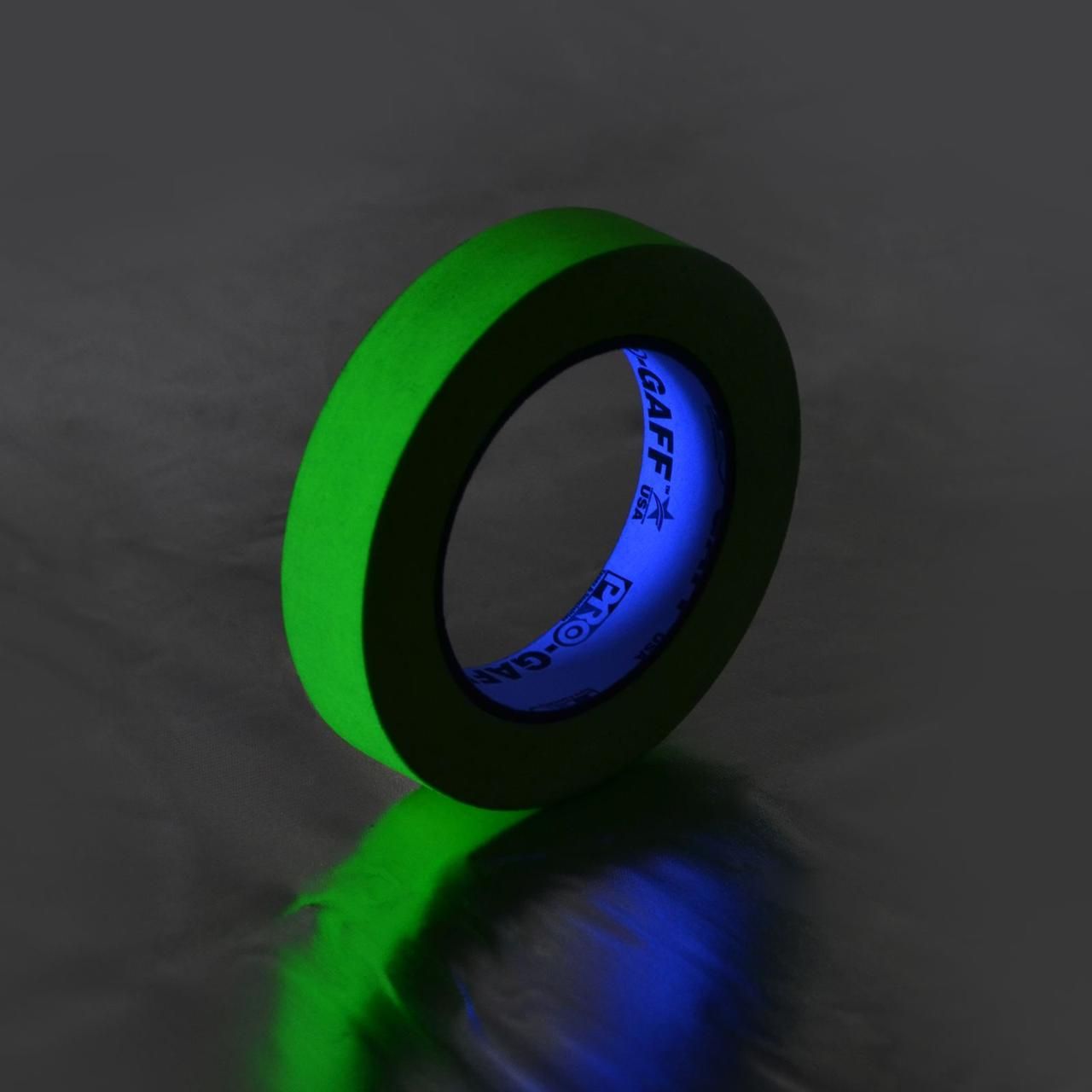 Флуоресцентна клейка стрічка Le Mark PRO-GAFFER™ TAPE FLUORESCENT 19MM X 25YDS Green (PROGAFF19NGN)